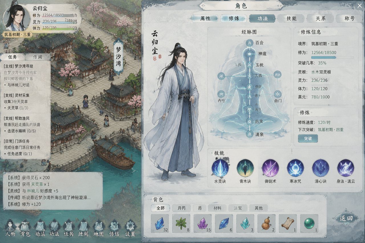 谪仙索欢录 官方中文 玩法截图 6