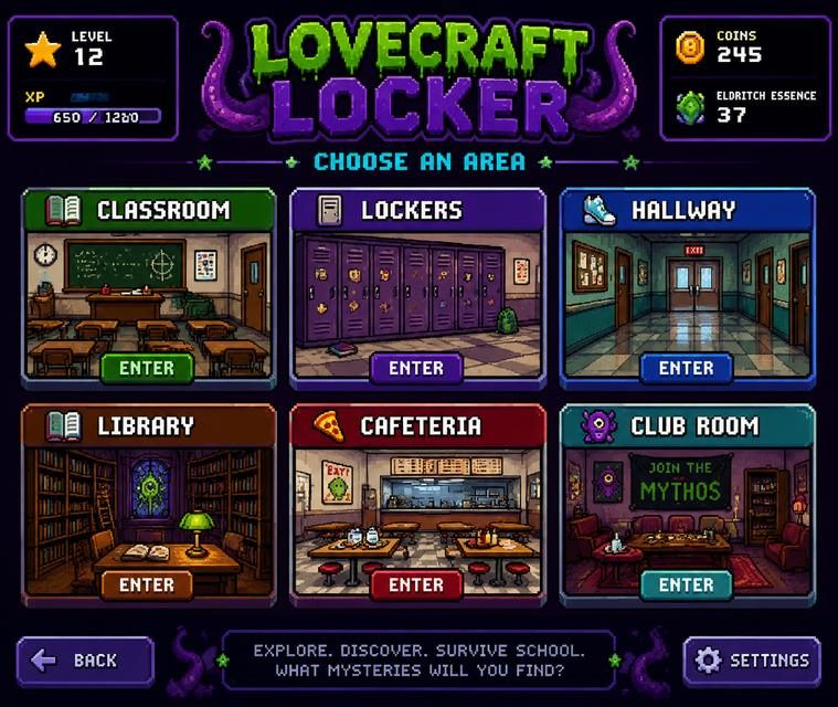 Lovecraft Locker 实机画面 玩法截图 8