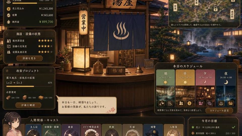 背德浴场 操作界面 实机截图 4