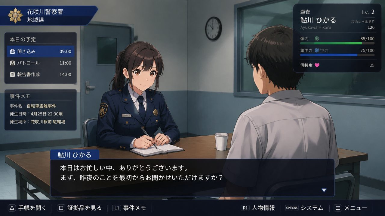 极道无赖EX 女警鮎川光 警察题材SLG 场景图 5