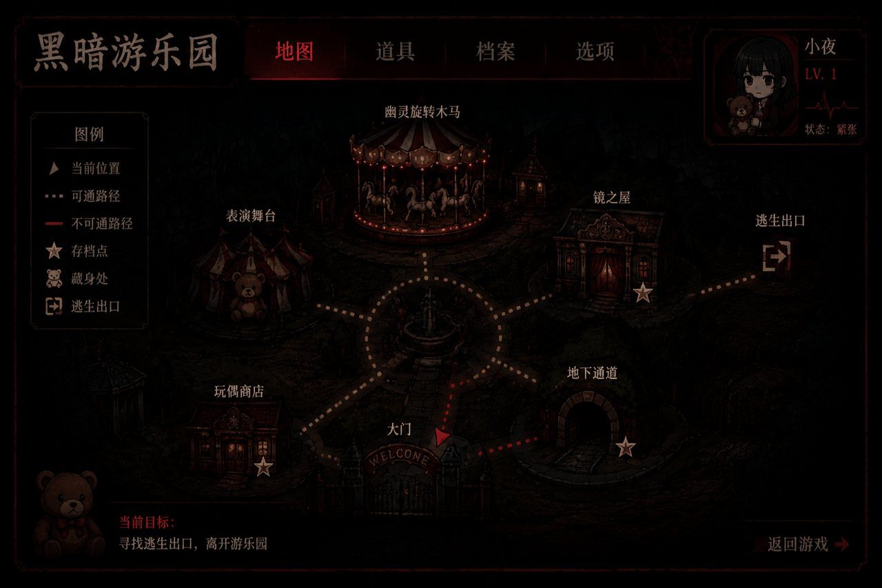 黑暗游乐园 新手入门 实机截图 5