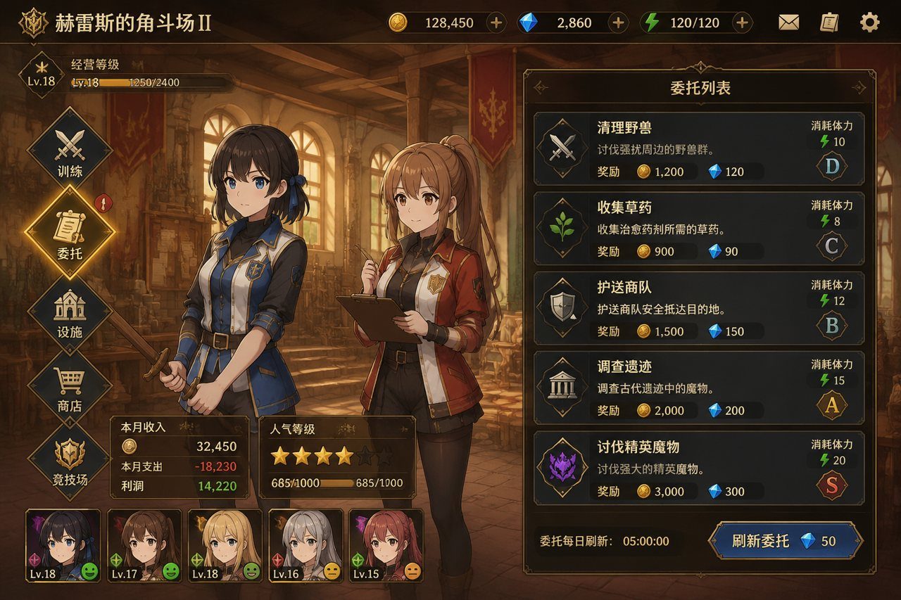 赫雷斯的角斗场Ⅱ 设施升级 场景图 7